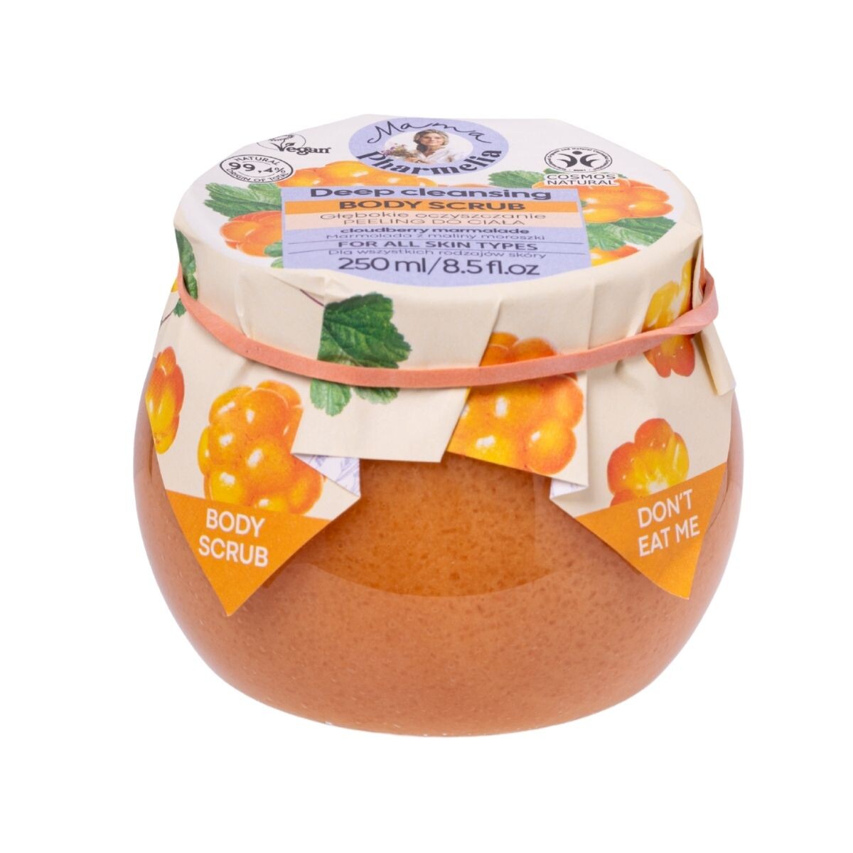 Hloubkově čisticí tělový peeling s moruškou – 250 ml – Mama Pharmelia