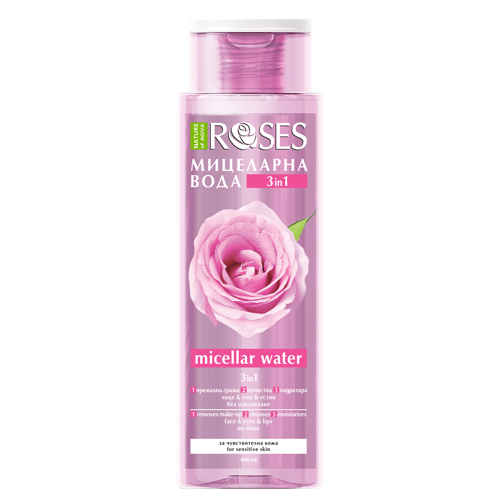 HYDRA PLUS micelární voda 3v1 pro citlivou pokožku 400 ml - NATURE OF AGIVA