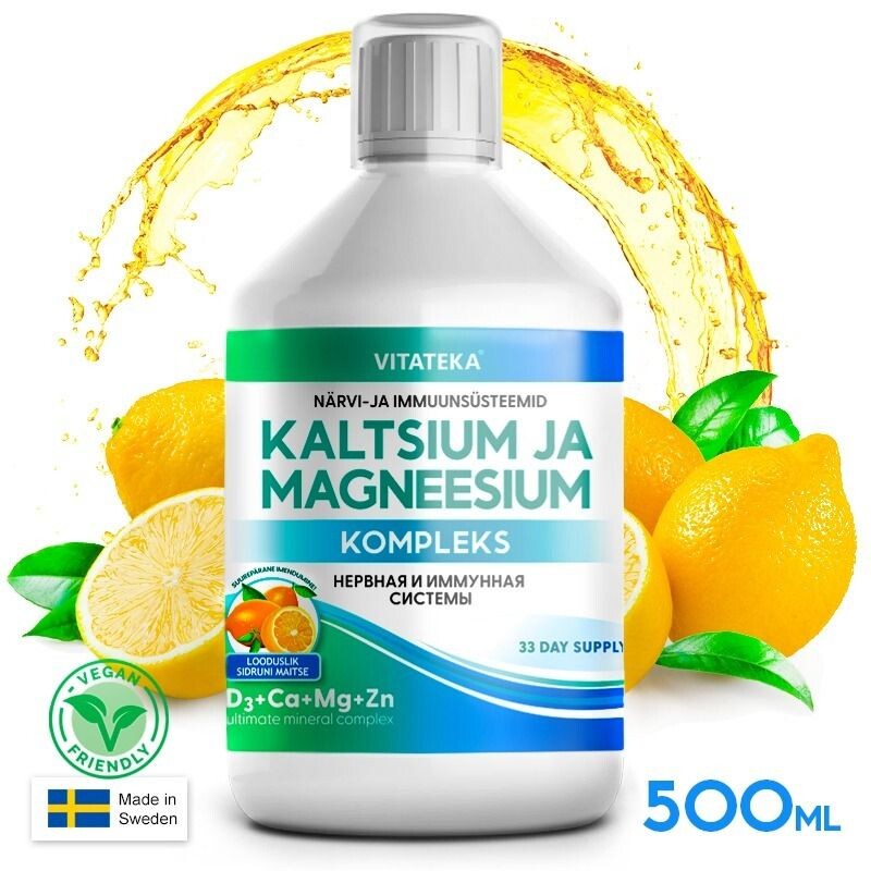 Komplex vápníku a hořčíku – 500 ml – Vitateka