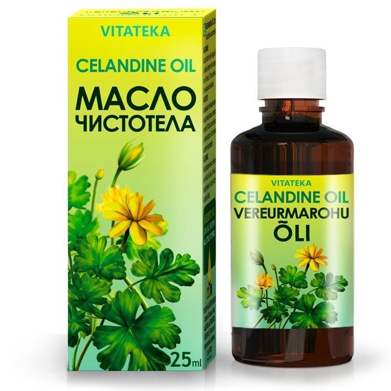 Olej s extraktem z vlaštovičníku a vitaminem E – 25 ml – Vitateka