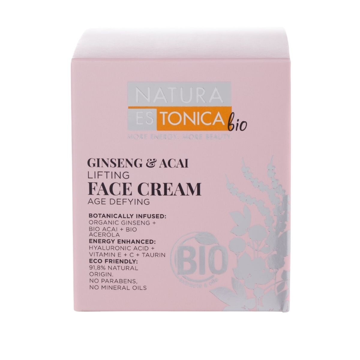 Pleťový krém s ženšenem a acai - 50 ml - Natura Estonica