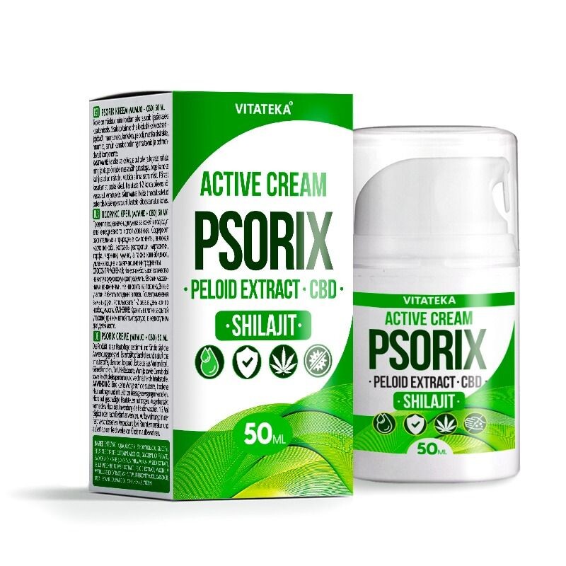 PSORIX aktivní krém (CBD + Mumio) – 50 ml – Vitateka