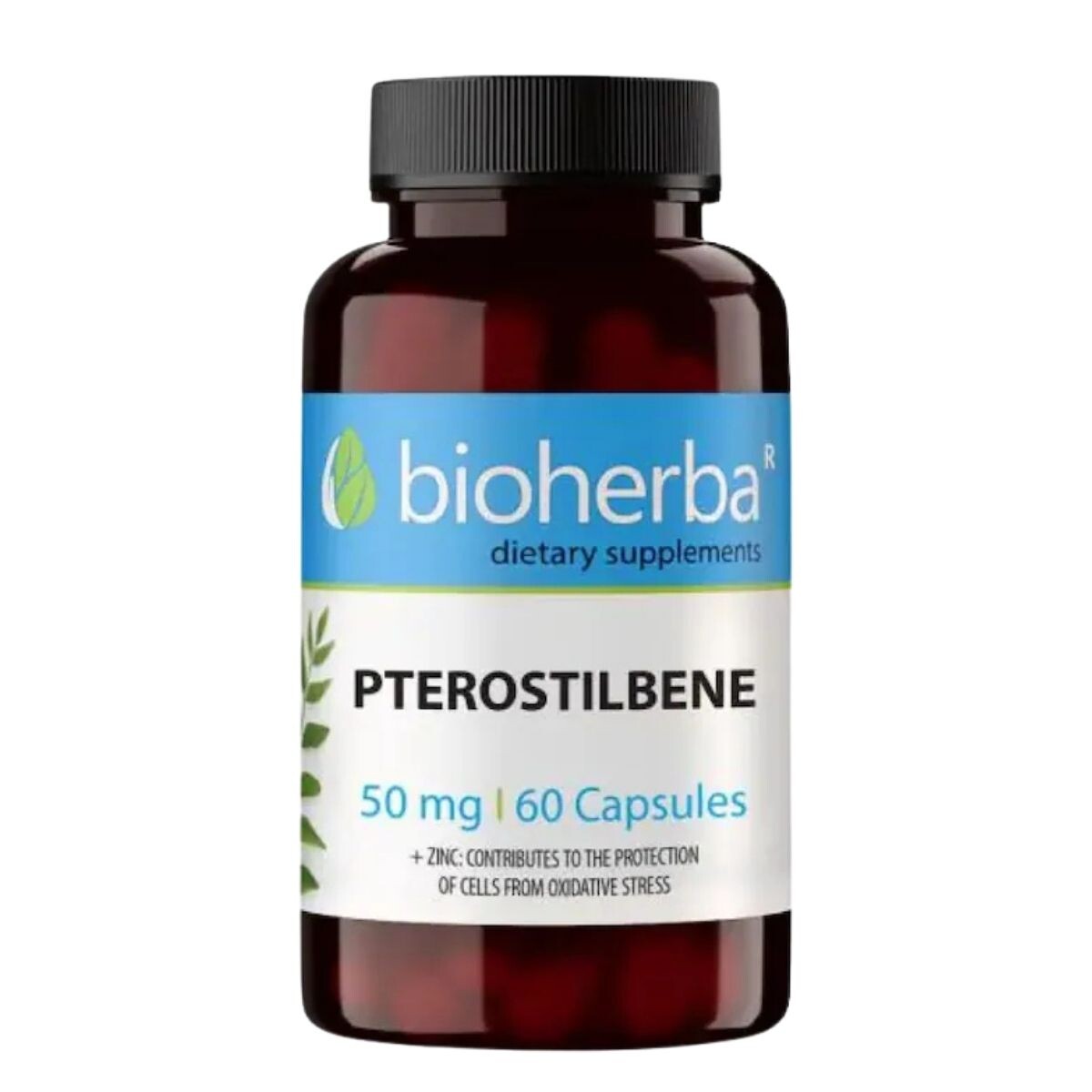 Pterostilben 50 mg – 60 kapslí – Bioherba