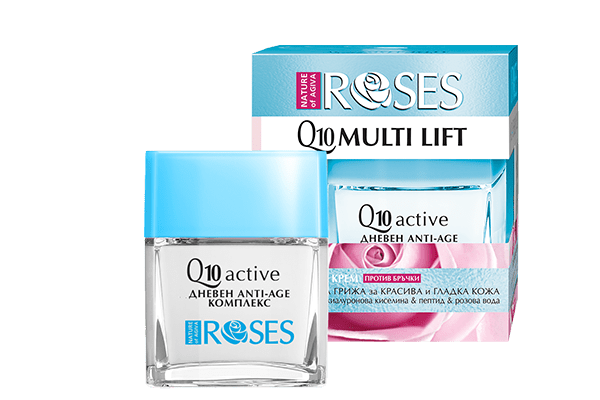 Q10 MULTILIFT denní gelový krém proti vráskám 50 ml - NATURE OF AGIVA