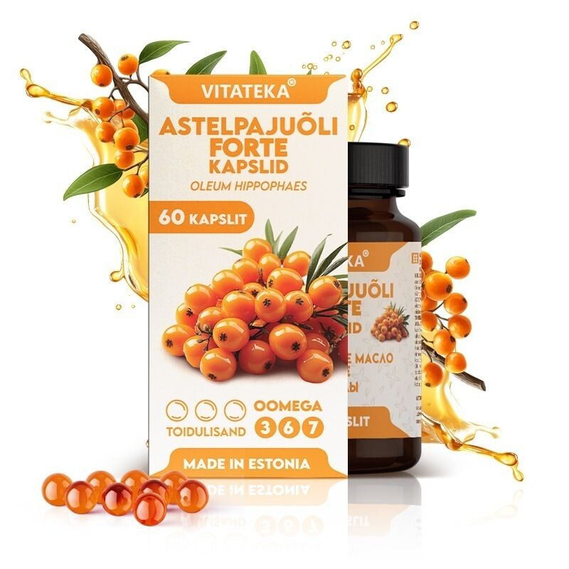 Rakytníkový olej Forte – 60 kapslí – Vitateka
