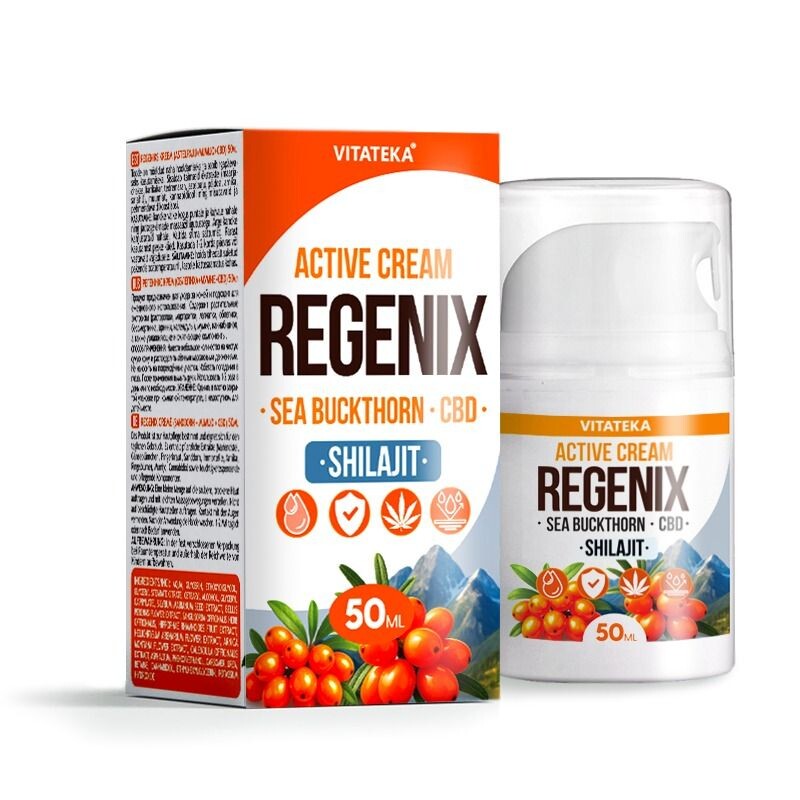 Regenix krém s rakytníkem, CBD a mumiem shilajit - 50 ml - Vitateka