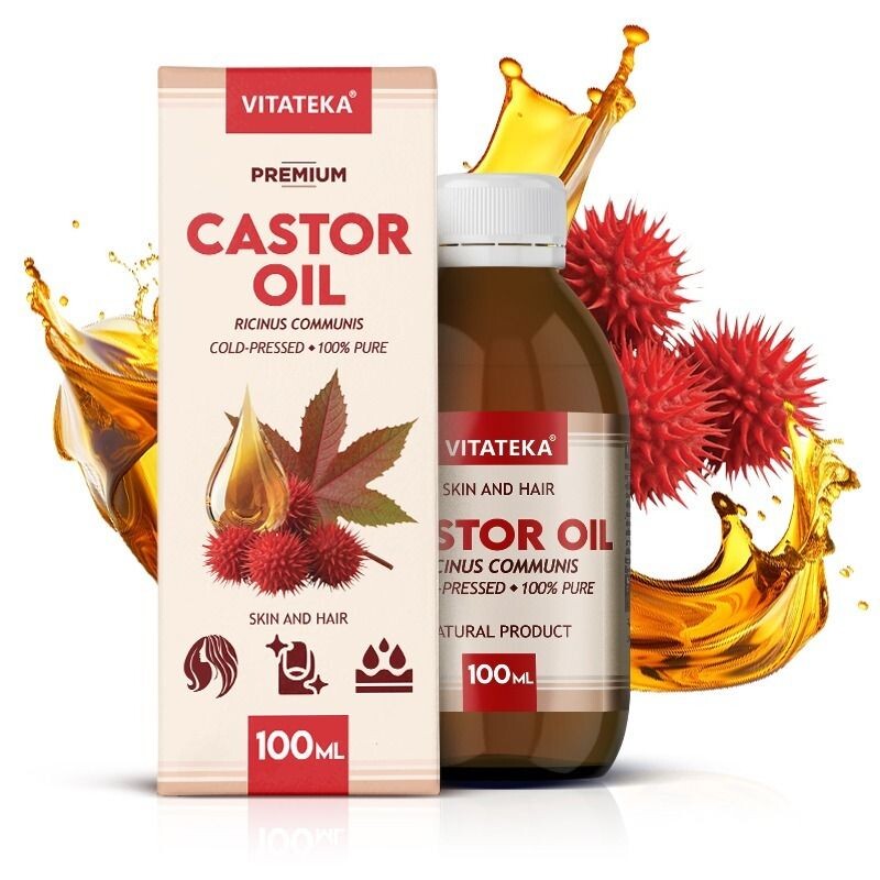 Ricinový olej na pokožku a vlasy – 100 ml – Vitateka