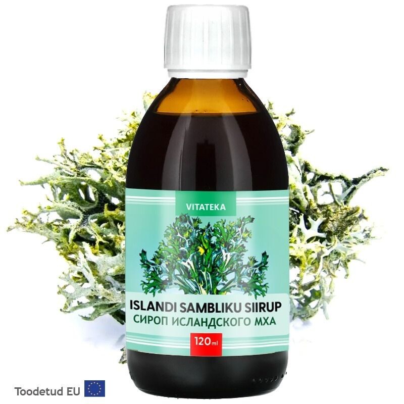 Sirup z islandského lišejníku – 120 ml – Vitateka
