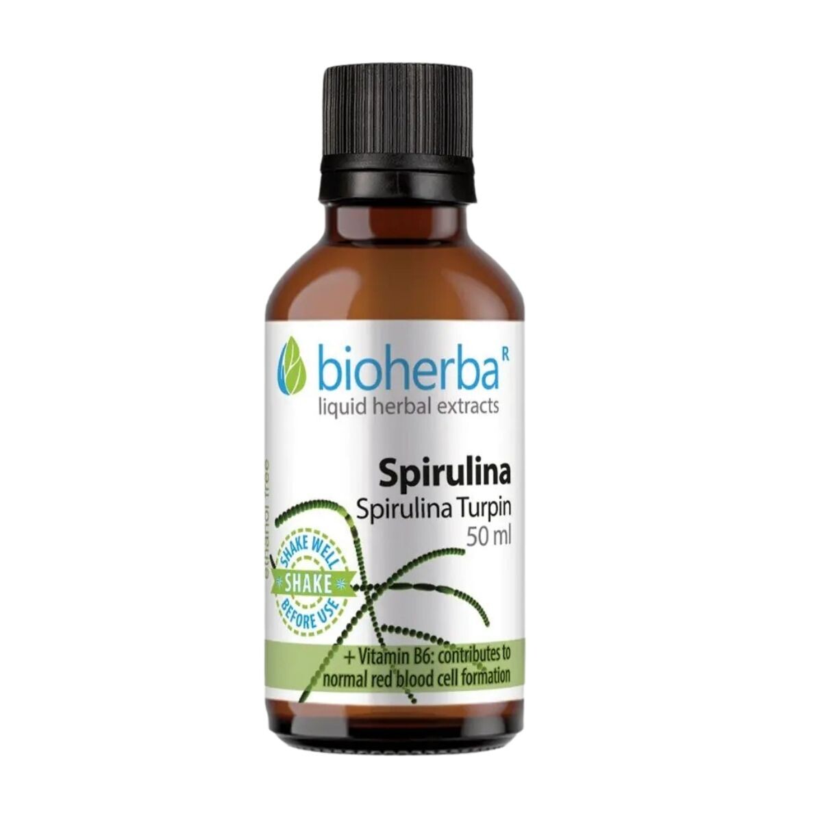 Spirulina – tinktura kapky – 50 ml – Bioherba
