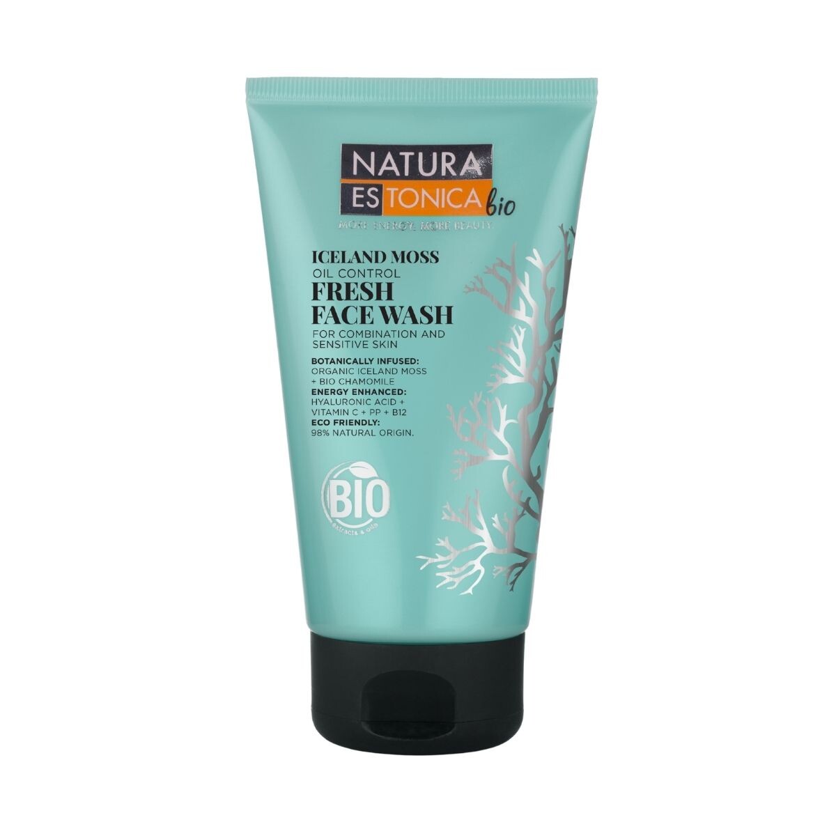 Svěží čisticí gel na obličej s islandským lišejníkem - 150 ml - Natura Estonica