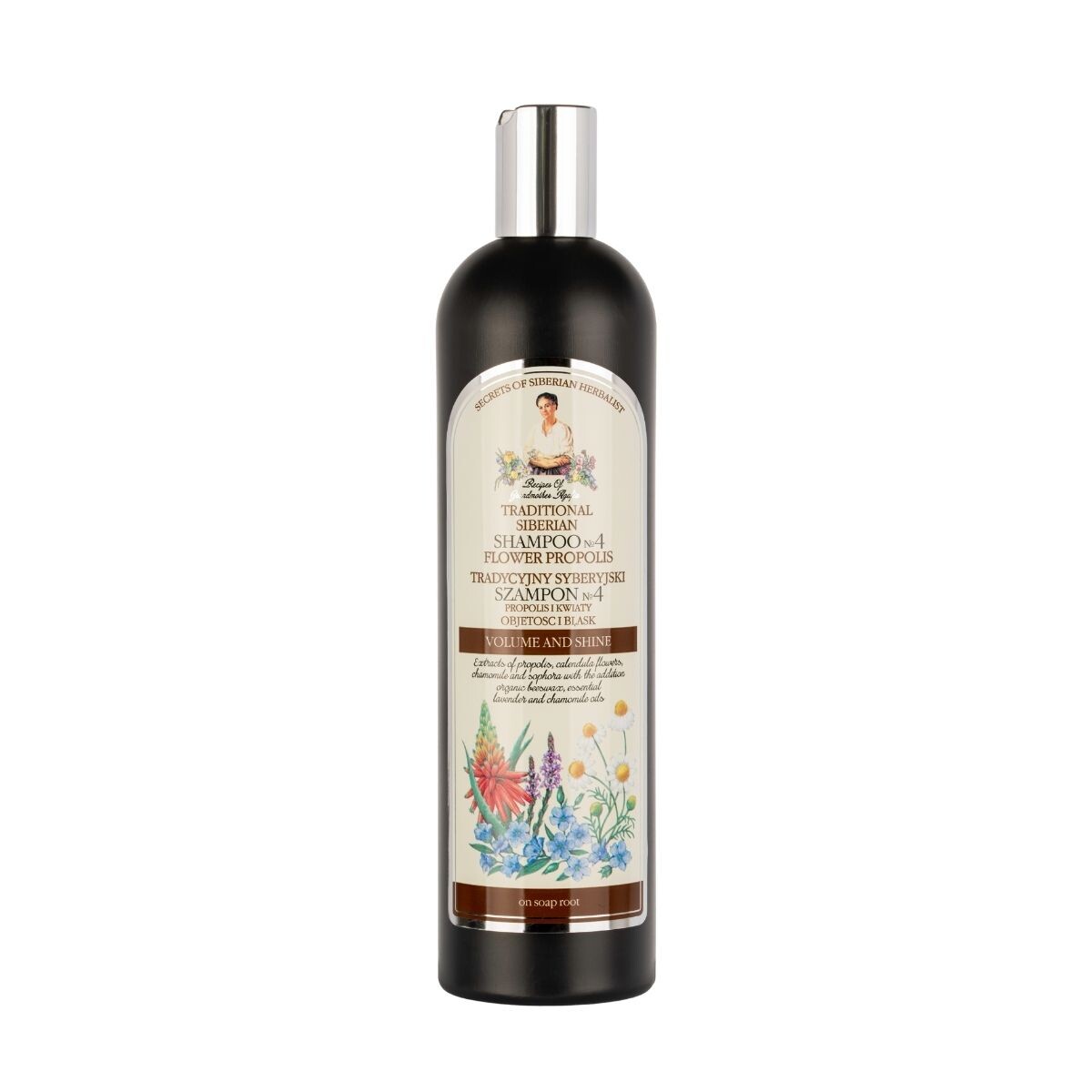 Šampon na vlasy №4 – květový propolis - 550 ml - Babička Agafia