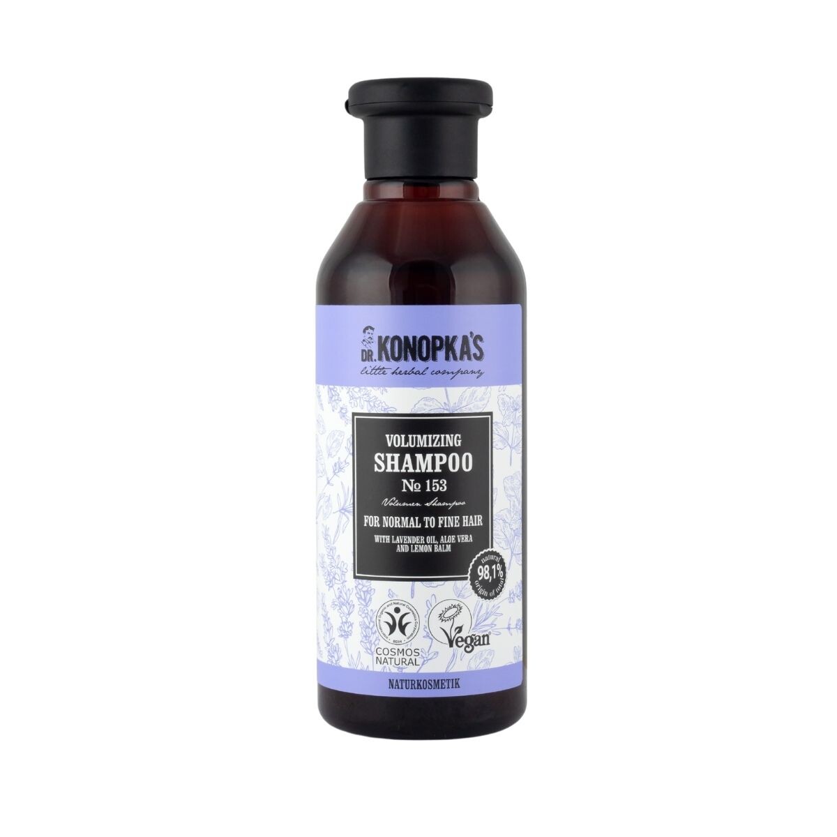 Šampon pro objem №153 pro normální až jemné vlasy - 280 ml - Dr. Konopka's