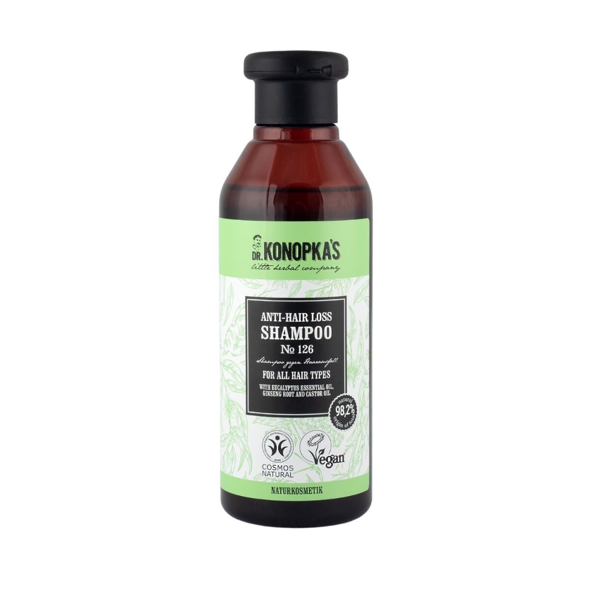 Šampon proti vypadávání vlasů №126 pro všechny typy vlasů - 280 ml - Dr. Konopka's