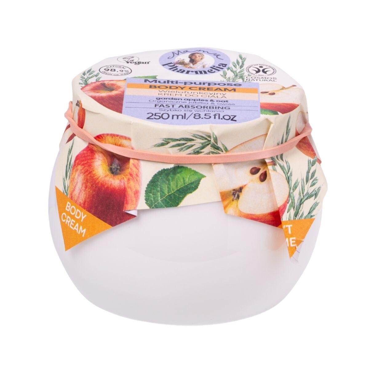 Tělový krém s jablky ze zahrady a ovsem - 250 ml - Mama Pharmelia