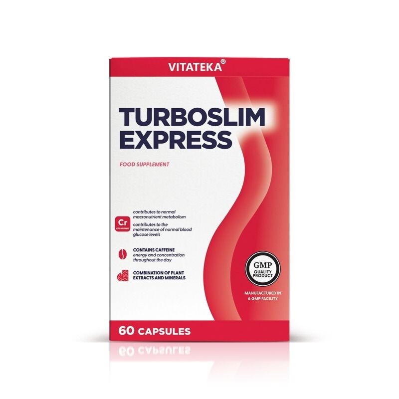 TURBOSLIM Express – komplex pro štíhlou linii a energii – 60 kapslí – Vitateka
