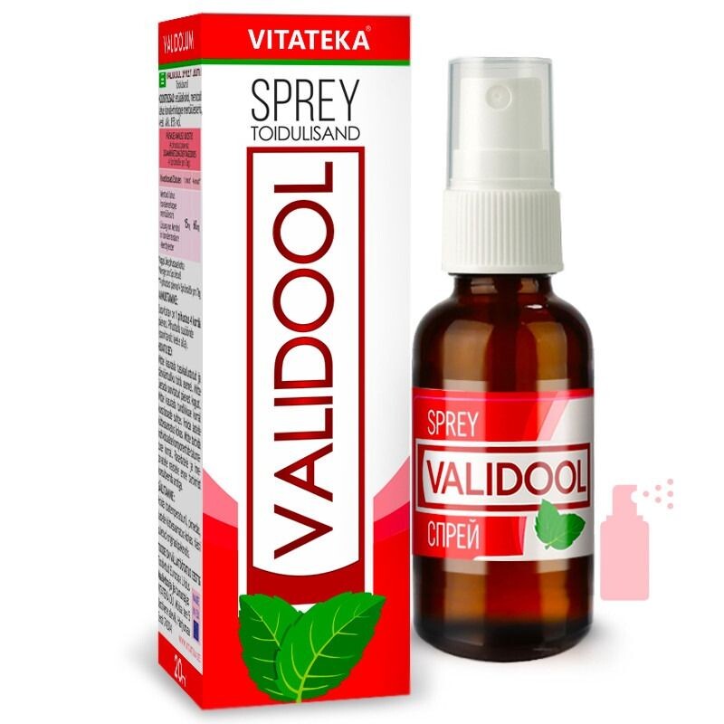 Validol sprej – doplněk stravy – 20 ml – Vitateka