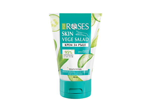 VEGE SALAD – Hydratační krém na ruce s extraktem z okurky a aloe vera 100 ml - NATURE OF AGIVA