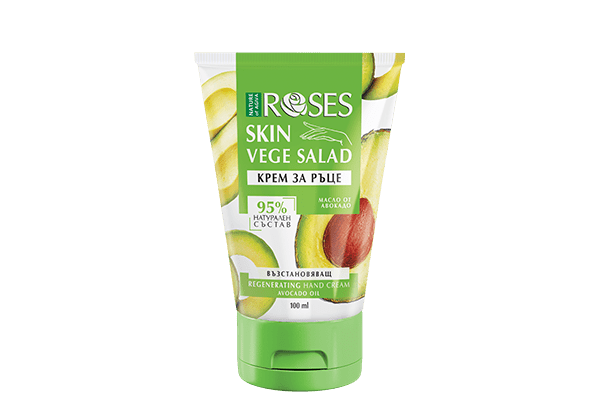 VEGE SALAD – Regenerační krém na ruce s avokádovým olejem 100 ml - NATURE OF AGIVA