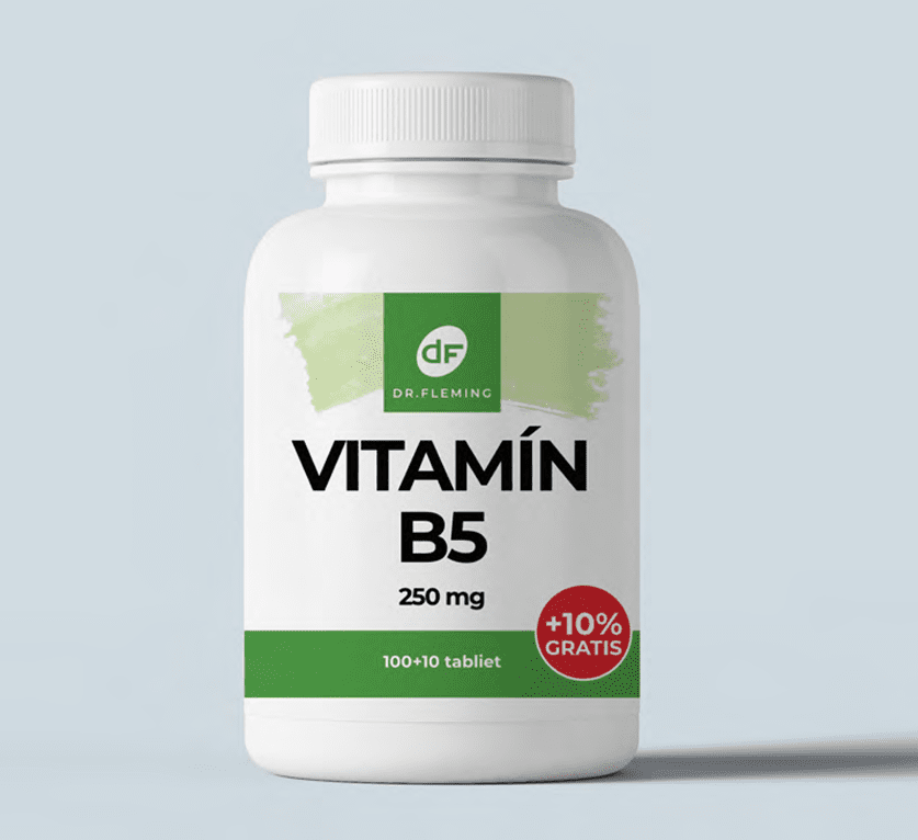 Vitamín B5 250 mg - 110 tablet - Dr. Fleming