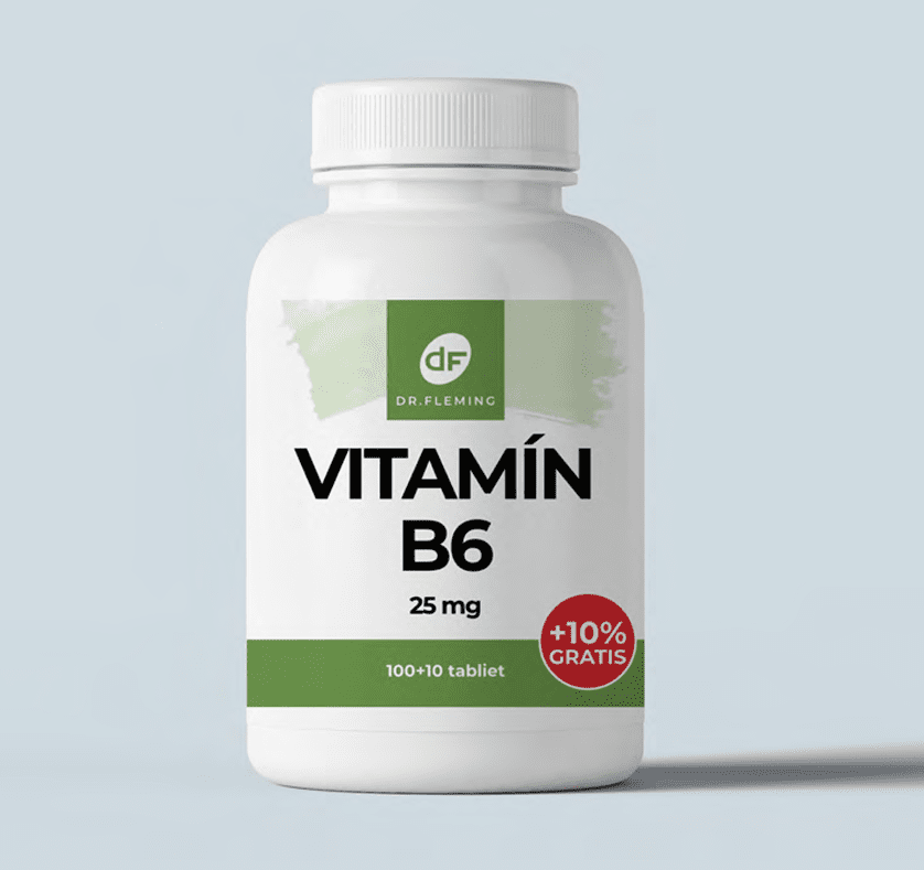 Vitamín B6 25 mg - 110 tablet - Dr. Fleming
