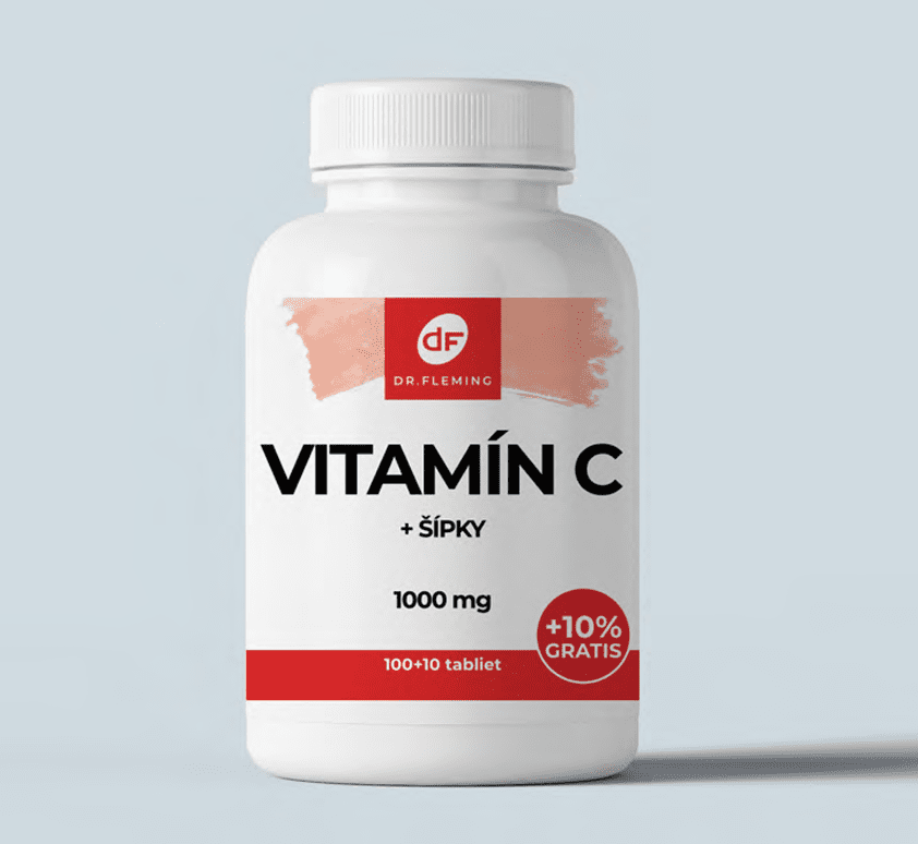 Vitamín C 1000 + šípky - 110 tablet - Dr. Fleming