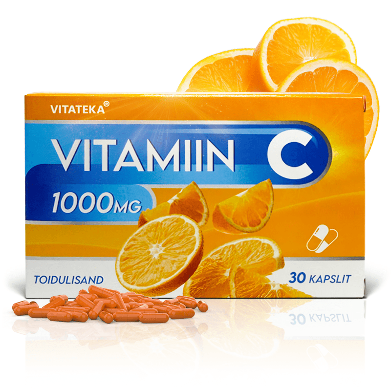 Vitamín C 1000 mg – 30 kapslí – Vitateka