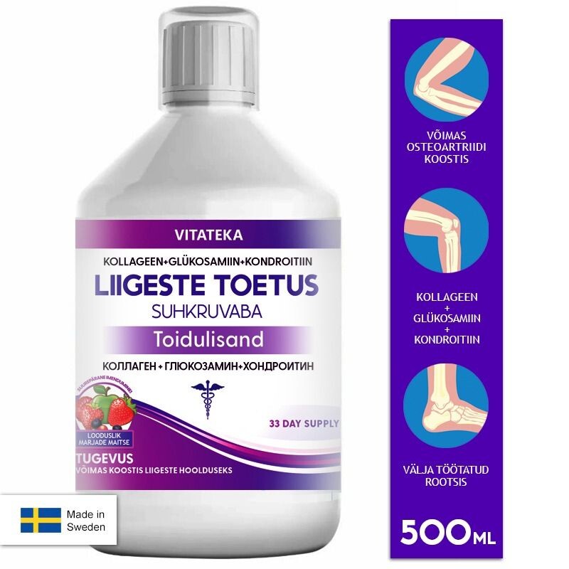 Vitamínový komplex na klouby – bez cukru – 500 ml – Vitateka