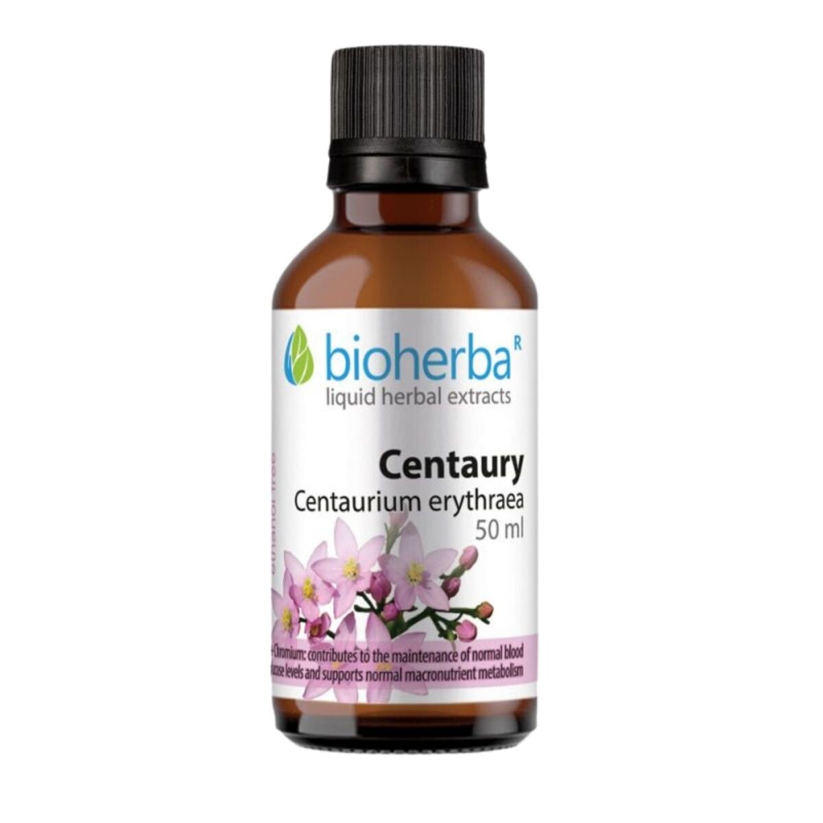 Zeměžluč menší (Centaurium erythraea) kapky – tinktura – 50 ml – Bioherba