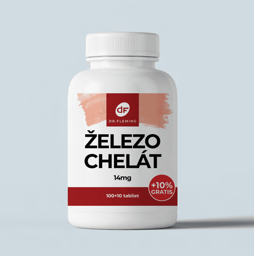 Železo Chelát 14 mg - 110 tablet - Dr. Fleming