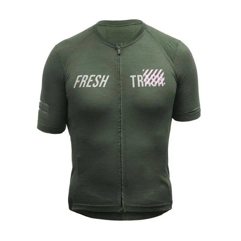 Fresh Trash FT MEN'S LITE MERINO EVO JERSEY OLIVE GREEN