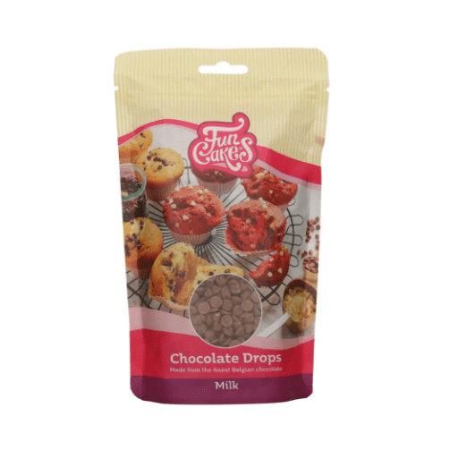 Čokoládové dropsy termostabilní mléčné 350 g - FunCakes