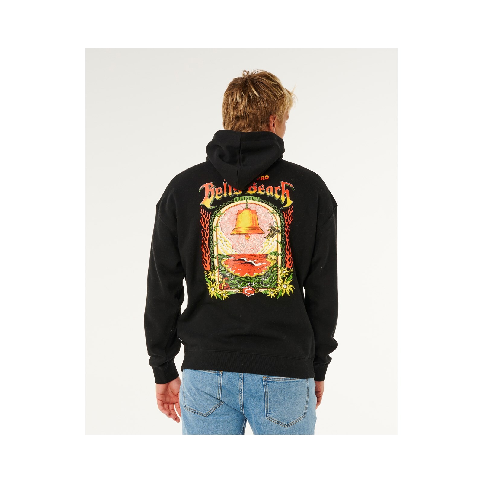 mikina RIP CURL - Bells Pro 26 Hood Black (90) velikost: L