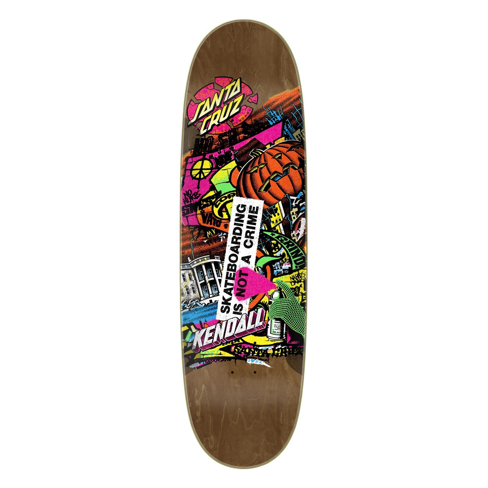 deska SANTA CRUZ - Kendall Street Art Collage VX Deck (159178) velikost: 9.00in x 32.00in