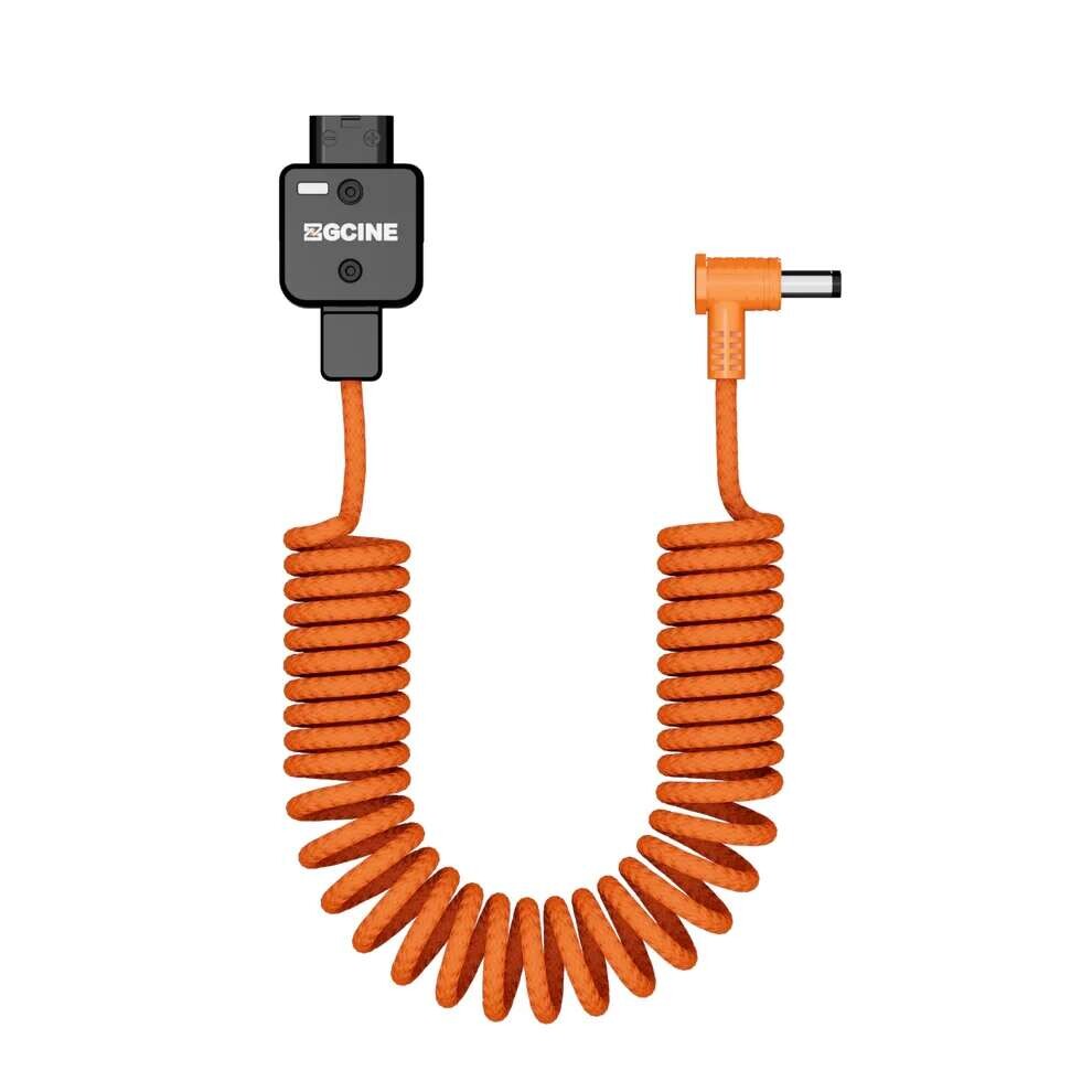 ZGCINE D-Tap to DC Power Cable (DC=5.5*2.5) Coiled Braided Cable