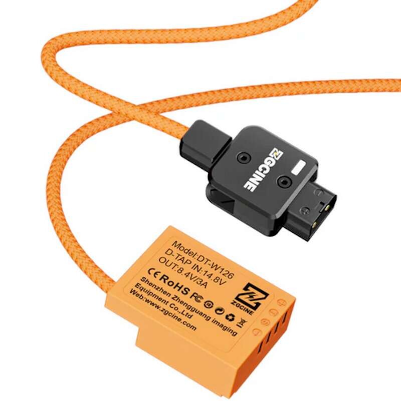 ZGCINE D-Tap to NP-W126 Dummy Battery Cable