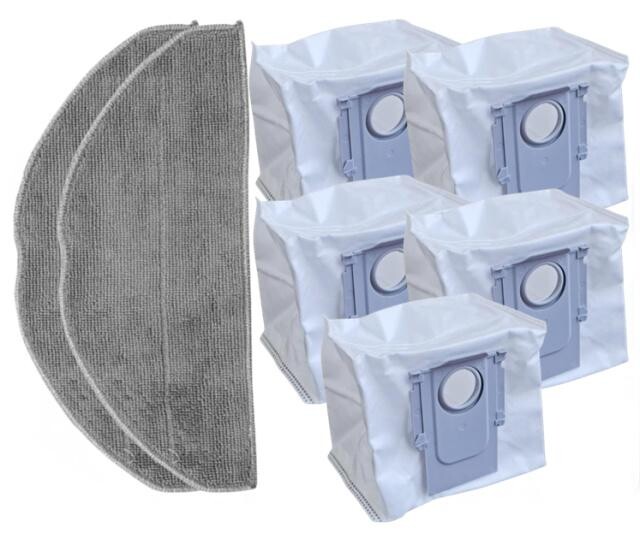 Mopy a sáčky pro ROBOROCK Q10 PF Plus, Q10 X5 Plus sada 2+5ks