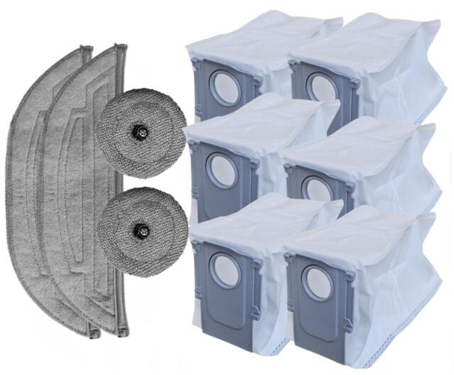 Mopy a sáčky pro ROBOROCK S8 Max Ultra, S8 MaxV Ultra sada 4+6ks
