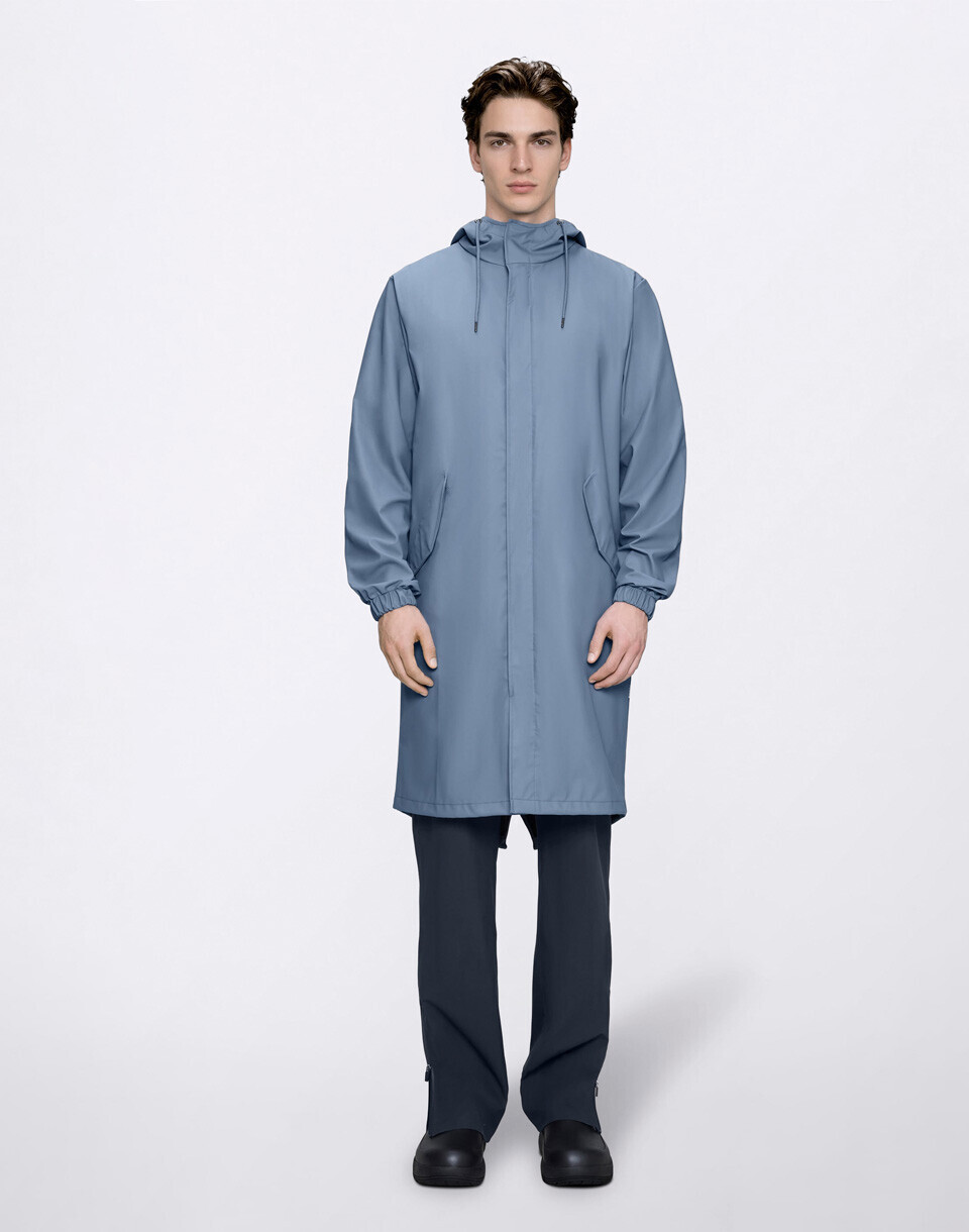 Rains Fishtail Parka 172 Blue Dusk M