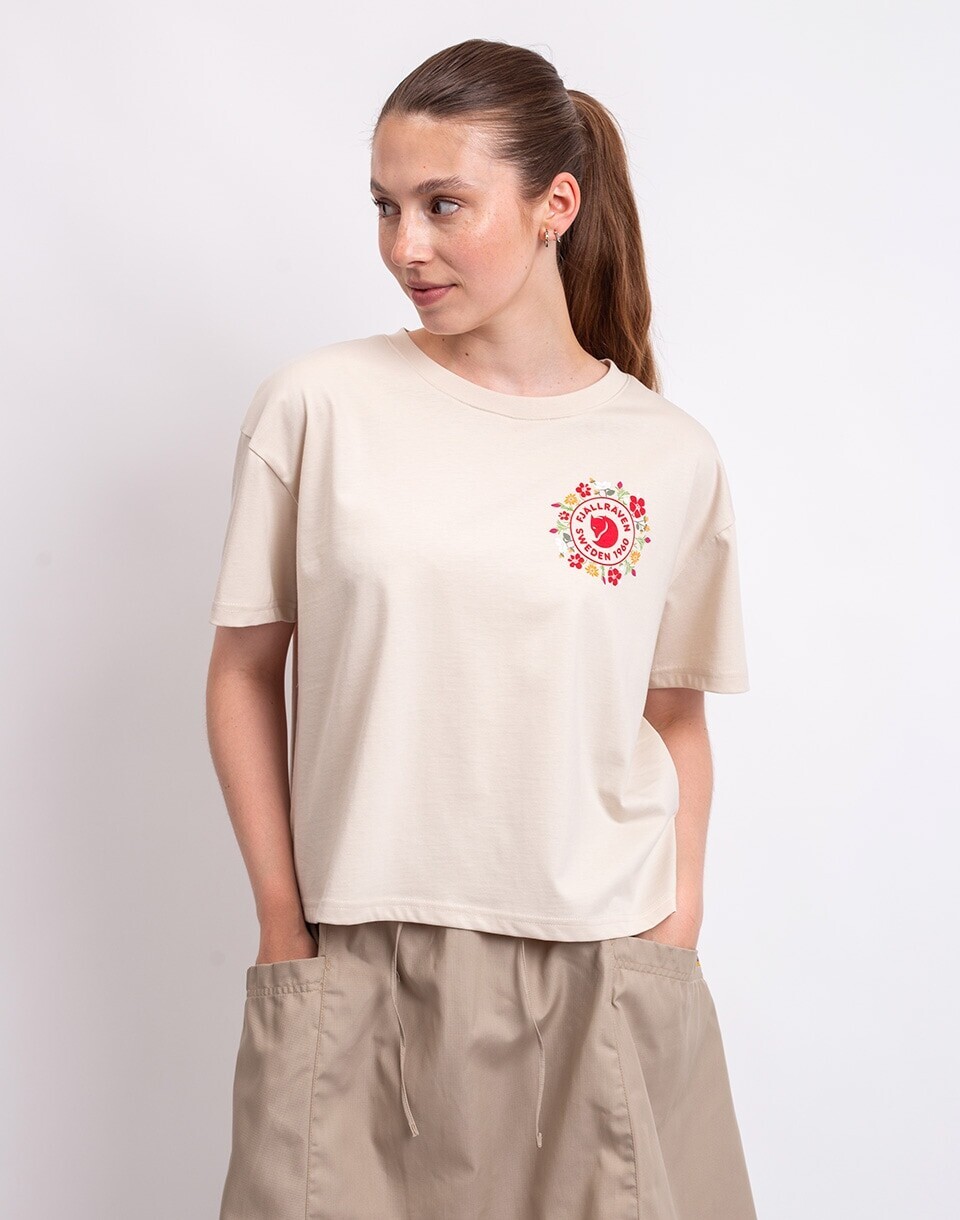 Fjällräven Fjällblomster Fox T-shirt W 113 Chalk White L
