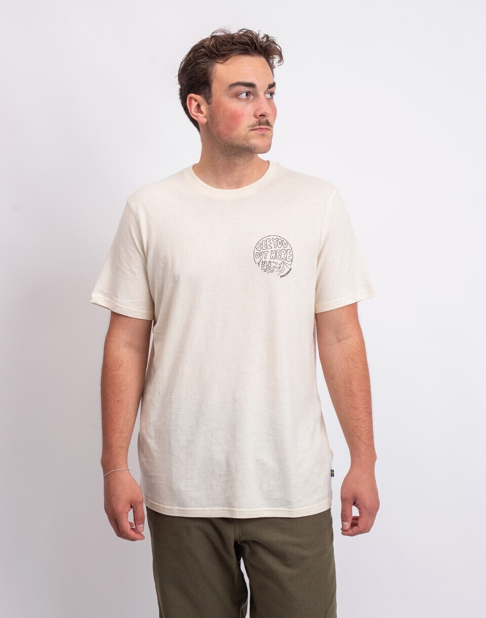 Fjällräven Hemp Blend Out Here T-shirt M 113 Chalk White L