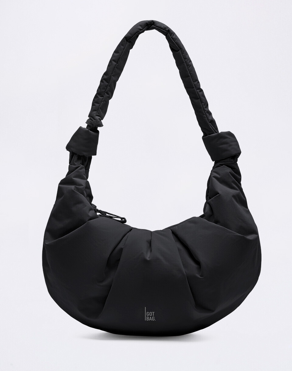 Got Bag Pleat Moon Bag Large black