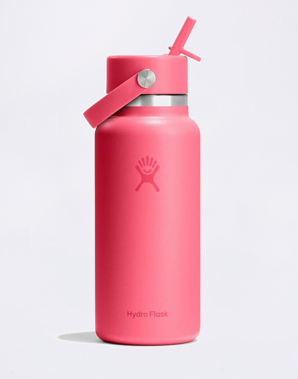 Hydro Flask Wide Mouth with Flex Straw Cap (946 ml) Popstar Pink