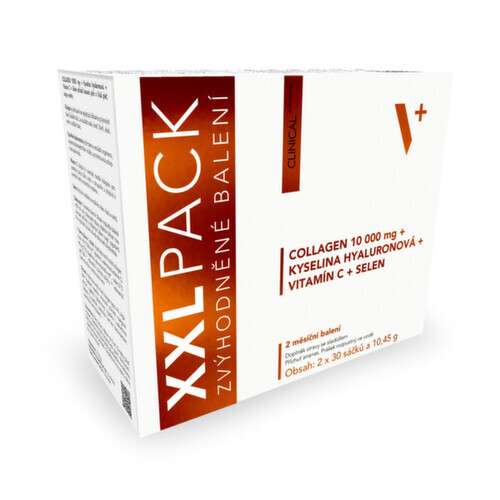 Clinical Collagen 10 000 mg + kyselina hyaluronová + vitamín C + selen mango 60x10.45g