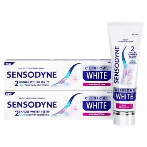 Sensodyne Clinical White zubní pasta 2x75ml