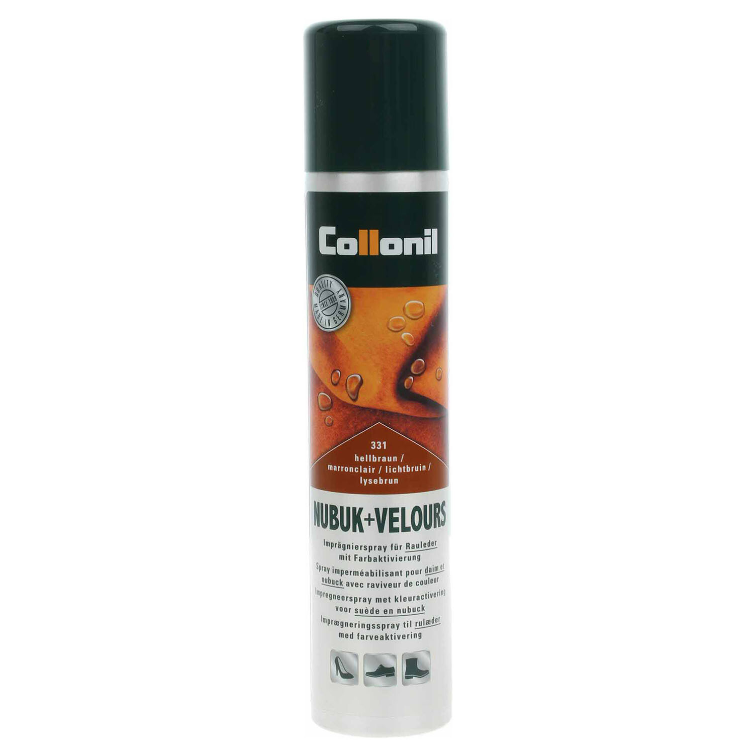 Ecco Collonil Nubuk + Velours - světle hnědý 12601411
