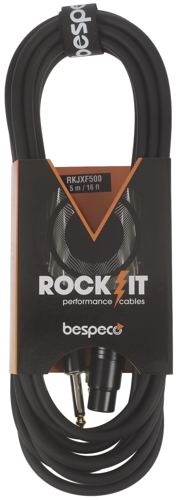 Bespeco ROCKIT Microphone Cable Jack - XLR F 5 m (rozbalené)