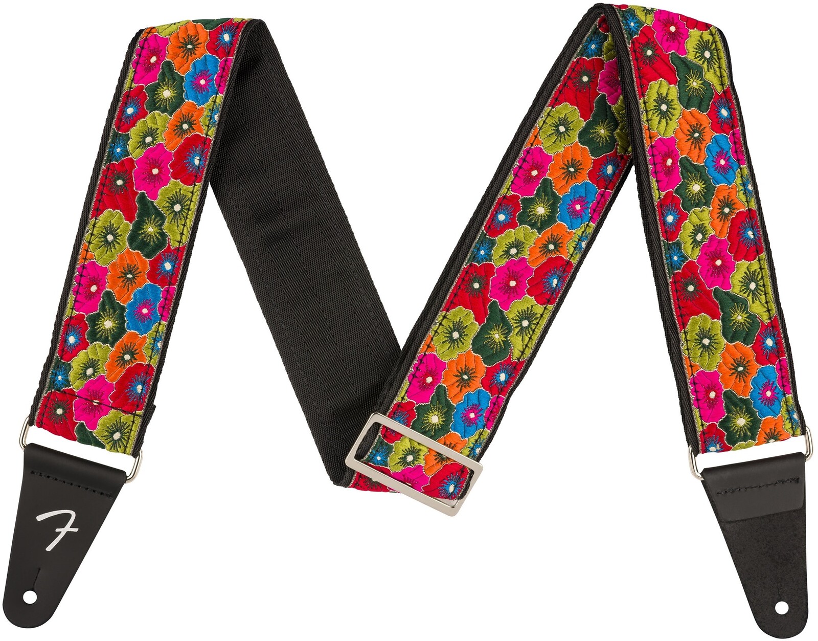 Fender Wild Bloom Strap GRN