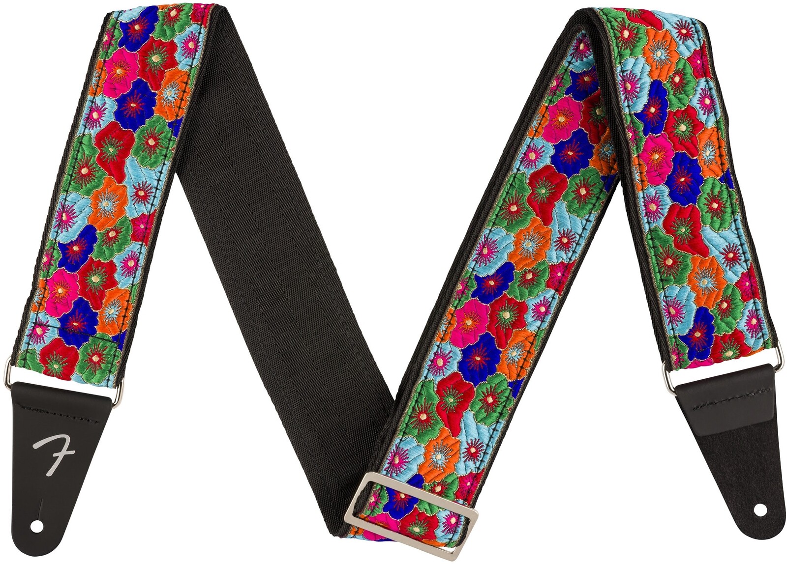 Fender Wild Bloom Strap BLUE