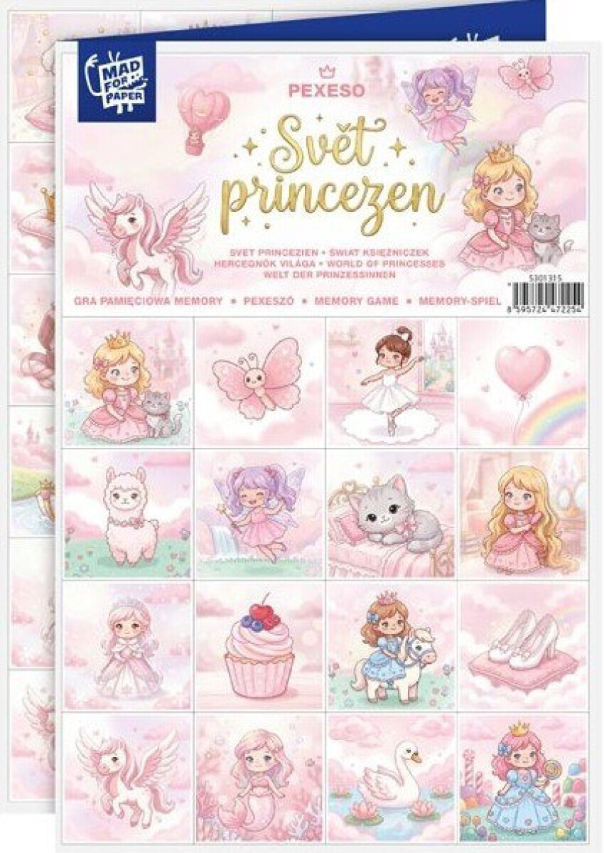 Pexeso MFP 3xA4 Svět princezen