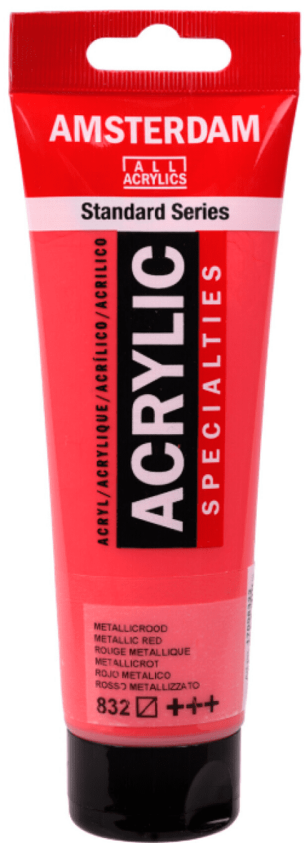 Akryl Amsterdam St. 20 ml - 832 Metallic Red